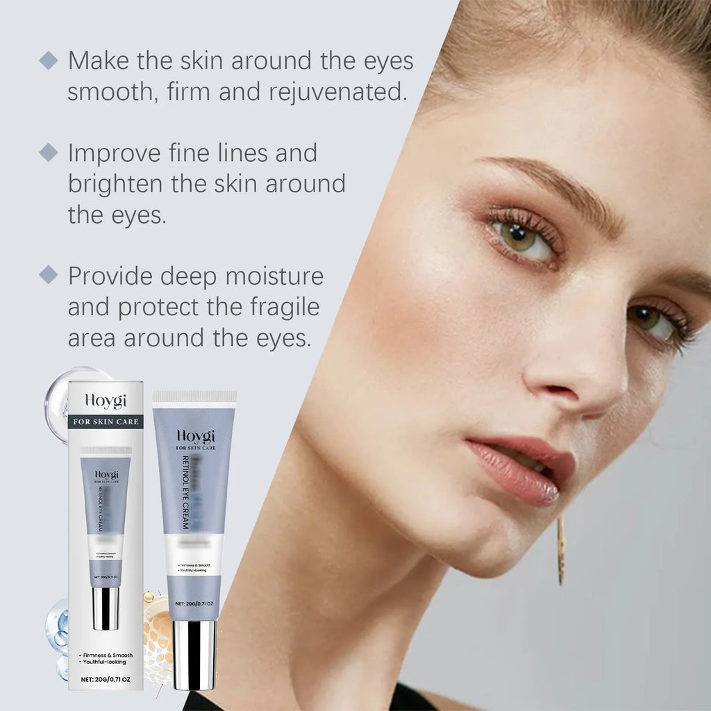Retinol eye cream 20g tube with moisturising soft formula for dark circles and fine lines
