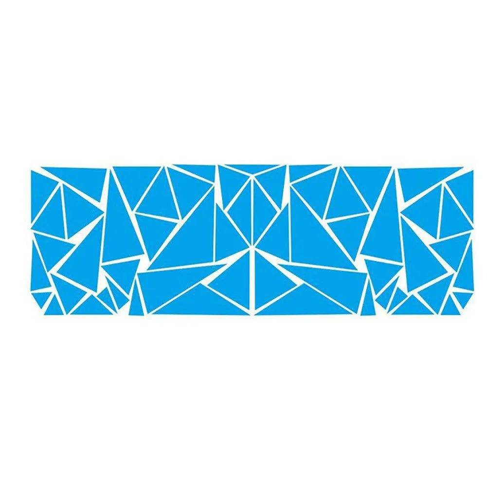 Geometric pattern car decal sticker for rear wheel arch modification measuring 200cm x 60cm