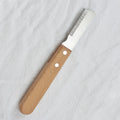 Pet stripping comb grooming tool with wood handle for dogs and cats
