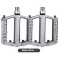 Aluminium alloy bicycle pedals with integrated LED illumination in black purple red gold titanium colour options