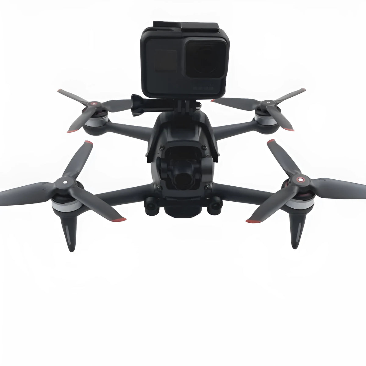 3D-printed GoPro expansion bracket for FPV drone panoramic camera mounting