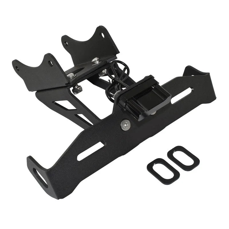 Black aluminium alloy short tail licence plate bracket for Honda motorcycles