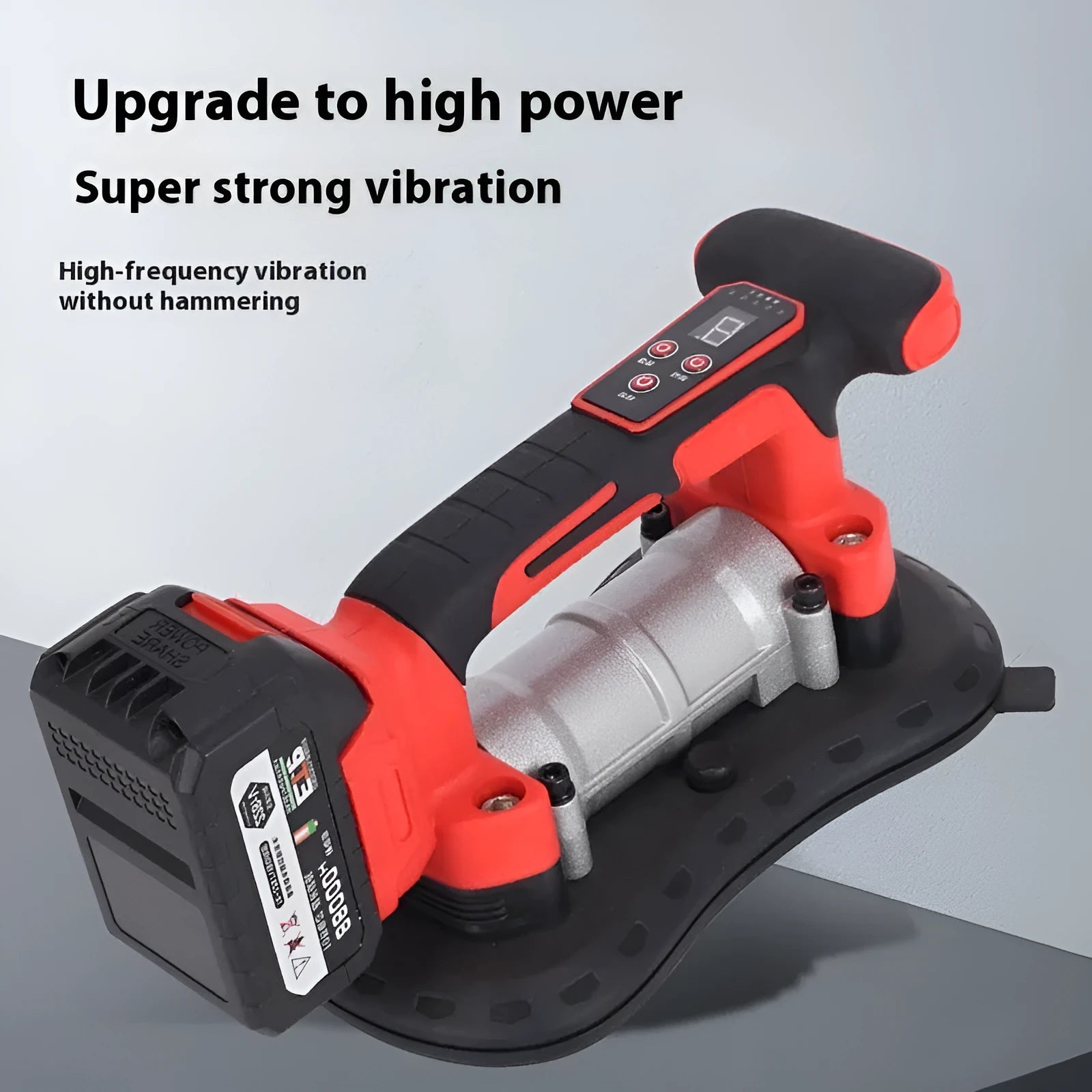 21V cordless tile laying machine with batteries and charger for professional tile installation