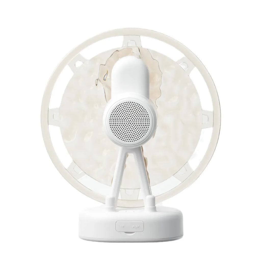White ferris wheel Bluetooth speaker atmosphere light with water ripple lighting effects