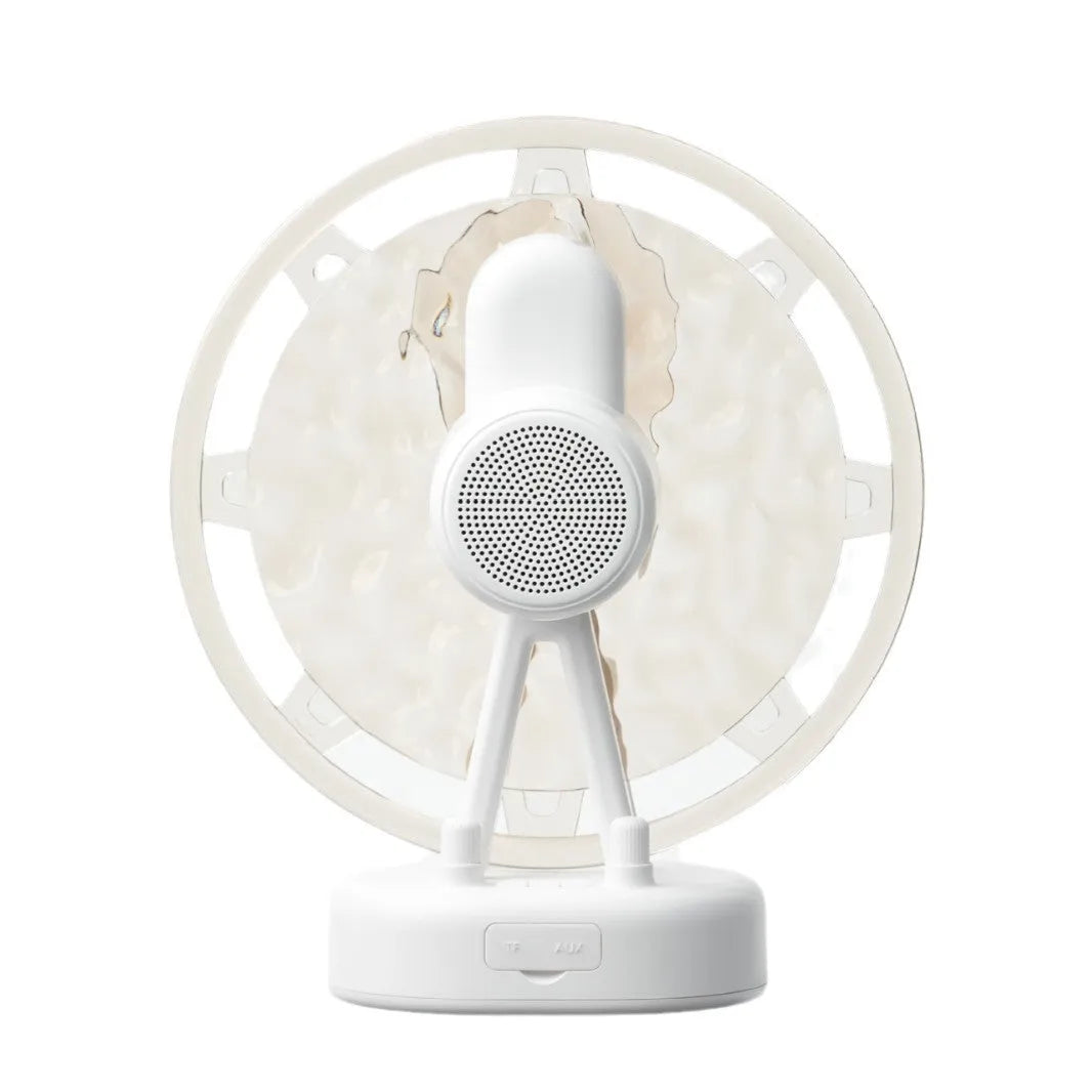 White ferris wheel Bluetooth speaker atmosphere light with water ripple lighting effects