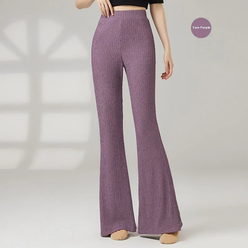 Women's classical dance training pants in solid colours for sports dance practice