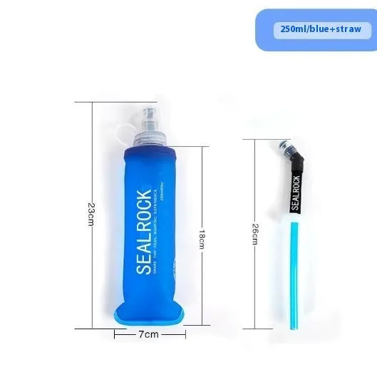 Plastic portable drinking straw for mountain climbing and biking activities
