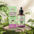 60ml bottle of dog milk thistle extract and turmeric liquid nutrient solution.