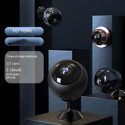1080p wireless Wi-Fi surveillance camera with ABS housing and 3.6° lens for indoor security