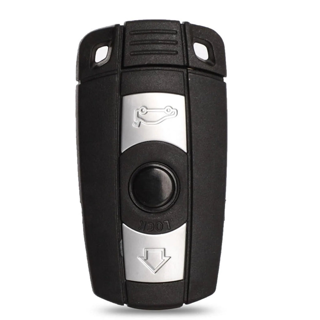 BMW semi-intelligent remote car key replacement with metal and plastic construction