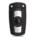 BMW semi-intelligent remote car key replacement with metal and plastic construction