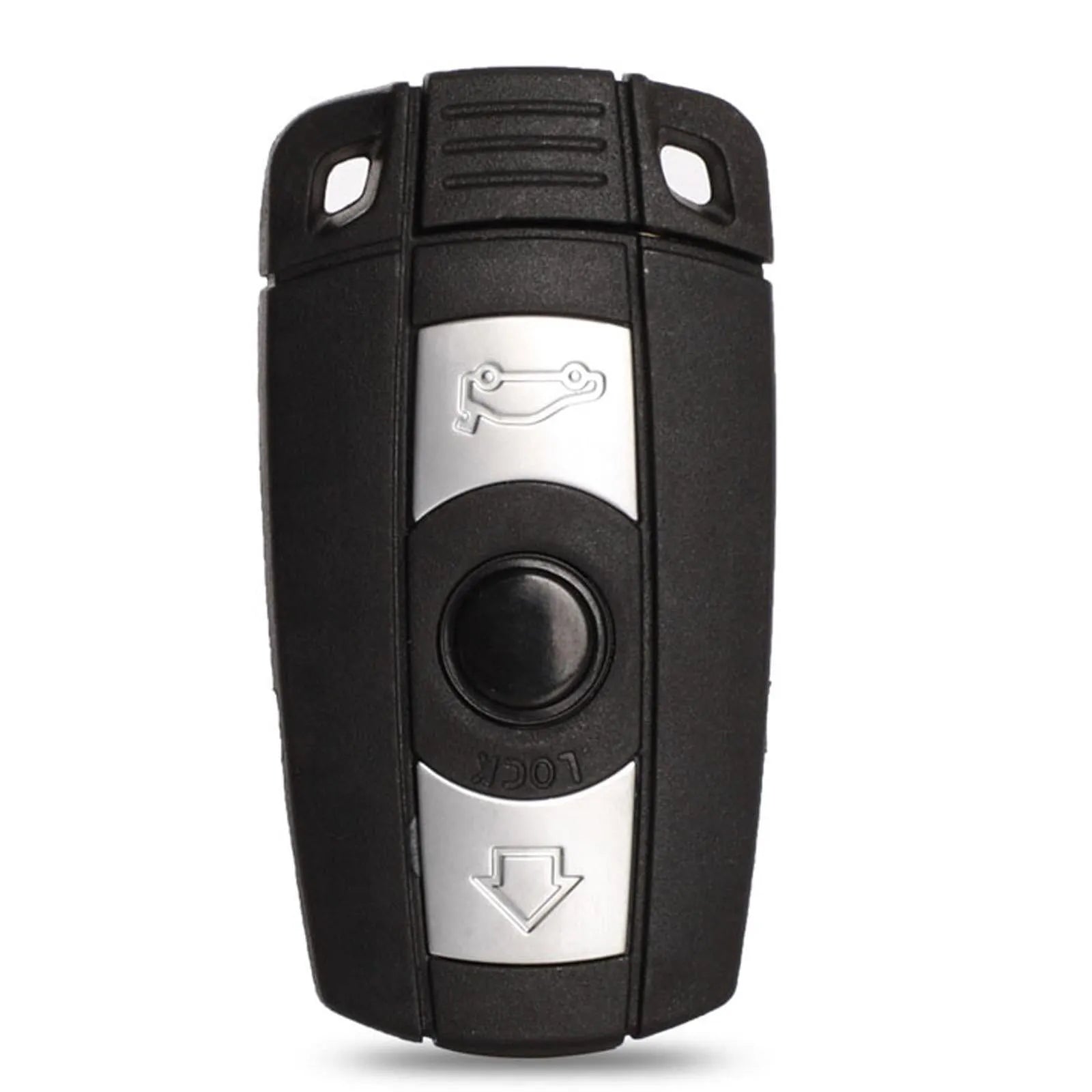 BMW semi-intelligent remote car key replacement with metal and plastic construction