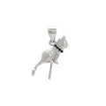 925 sterling silver cat pendant clavicle necklace with electroplated finish