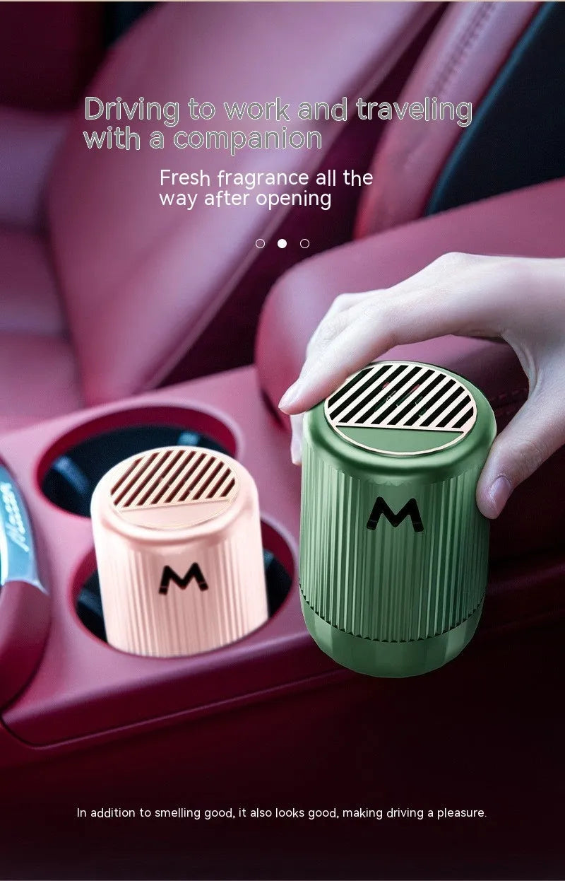 Solid car aromatherapy decoration cup measuring 10cm by 6cm in Classic Gulong colour variant
