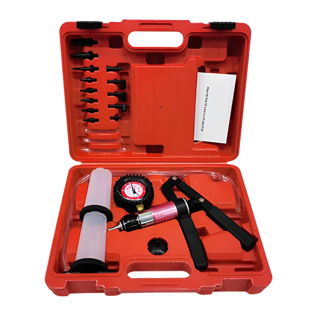 Aluminium alloy manual vacuum air blow gun tool for automotive repair with negative pressure suction system