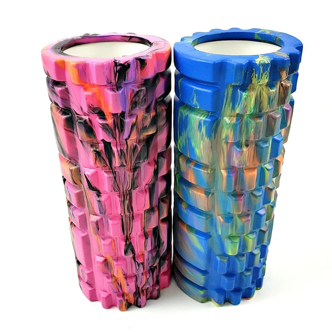 33cm camouflage pattern EVA foam roller in multiple colour options for fitness recovery