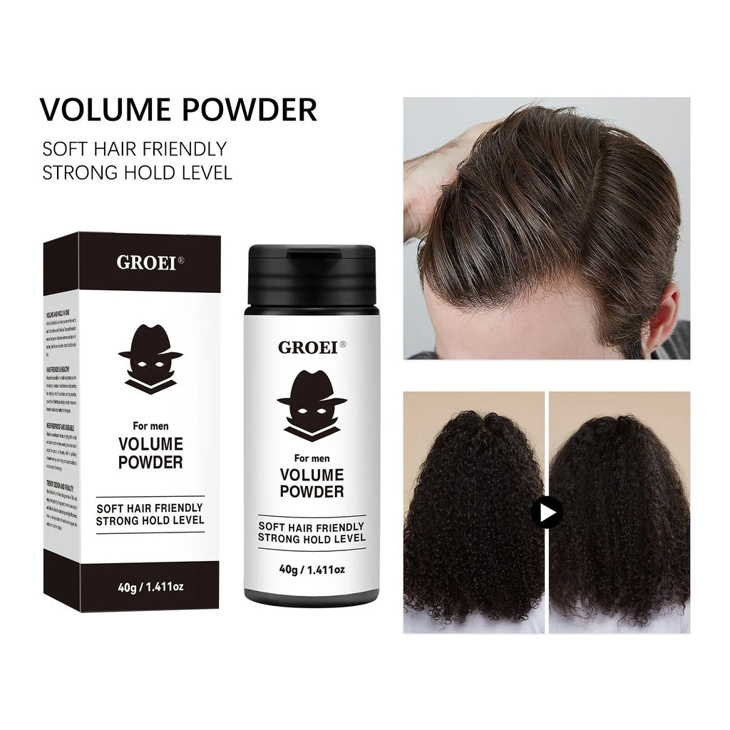 40g disposable hair styling powder for oil control and fluffy volume enhancement