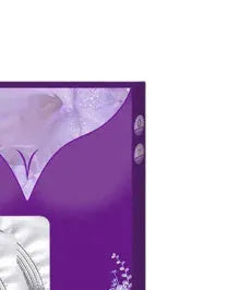 Breast enhancement mask showing adhesive chest patches for contour support and skin lifting