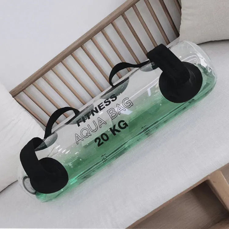 Transparent PVC inflatable water weight bag for adjustable strength training