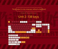 138-piece PBT sublimation key cap set with boy and girl colour matching designs for mechanical keyboards
