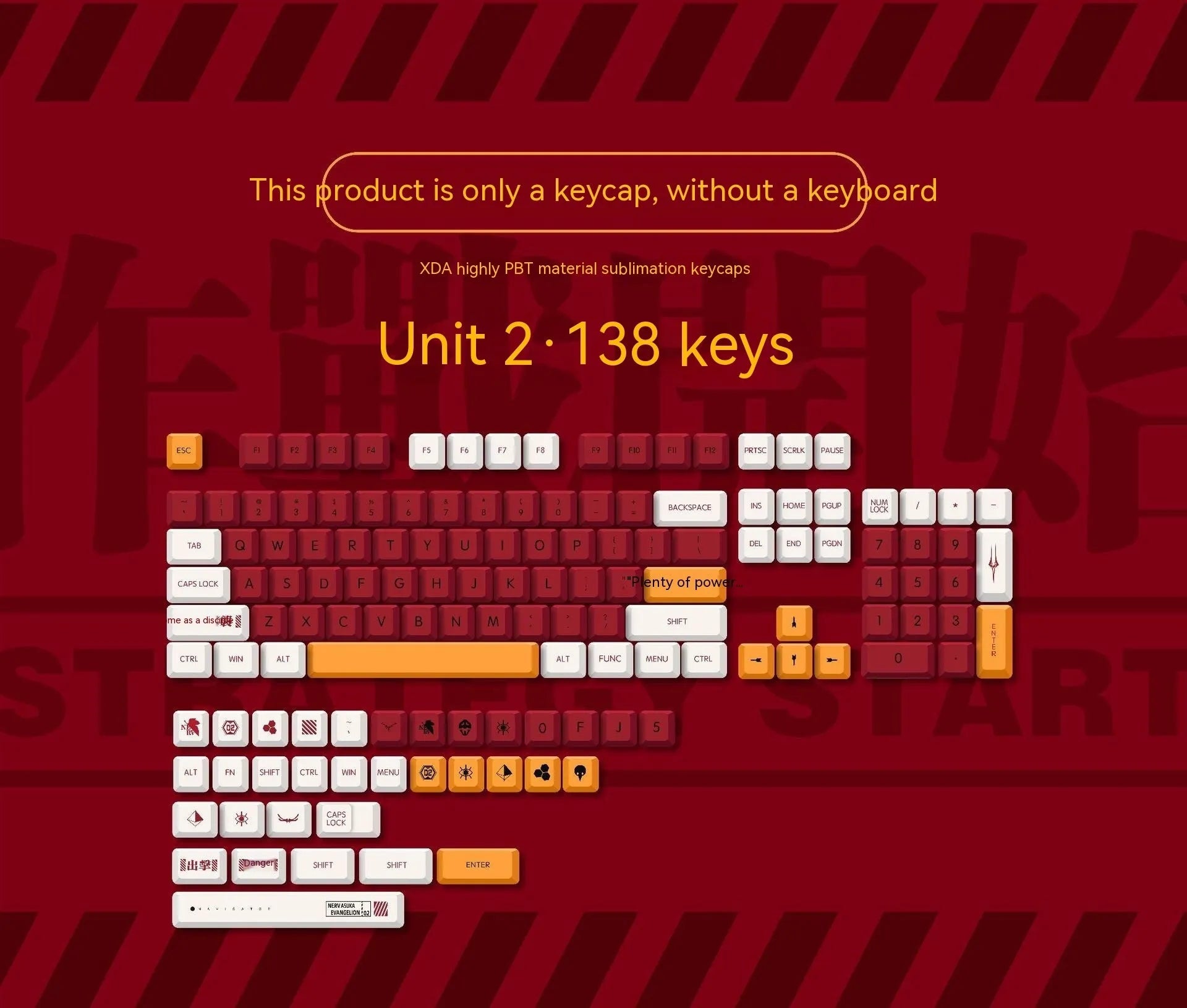 138-piece PBT sublimation key cap set with boy and girl colour matching designs for mechanical keyboards