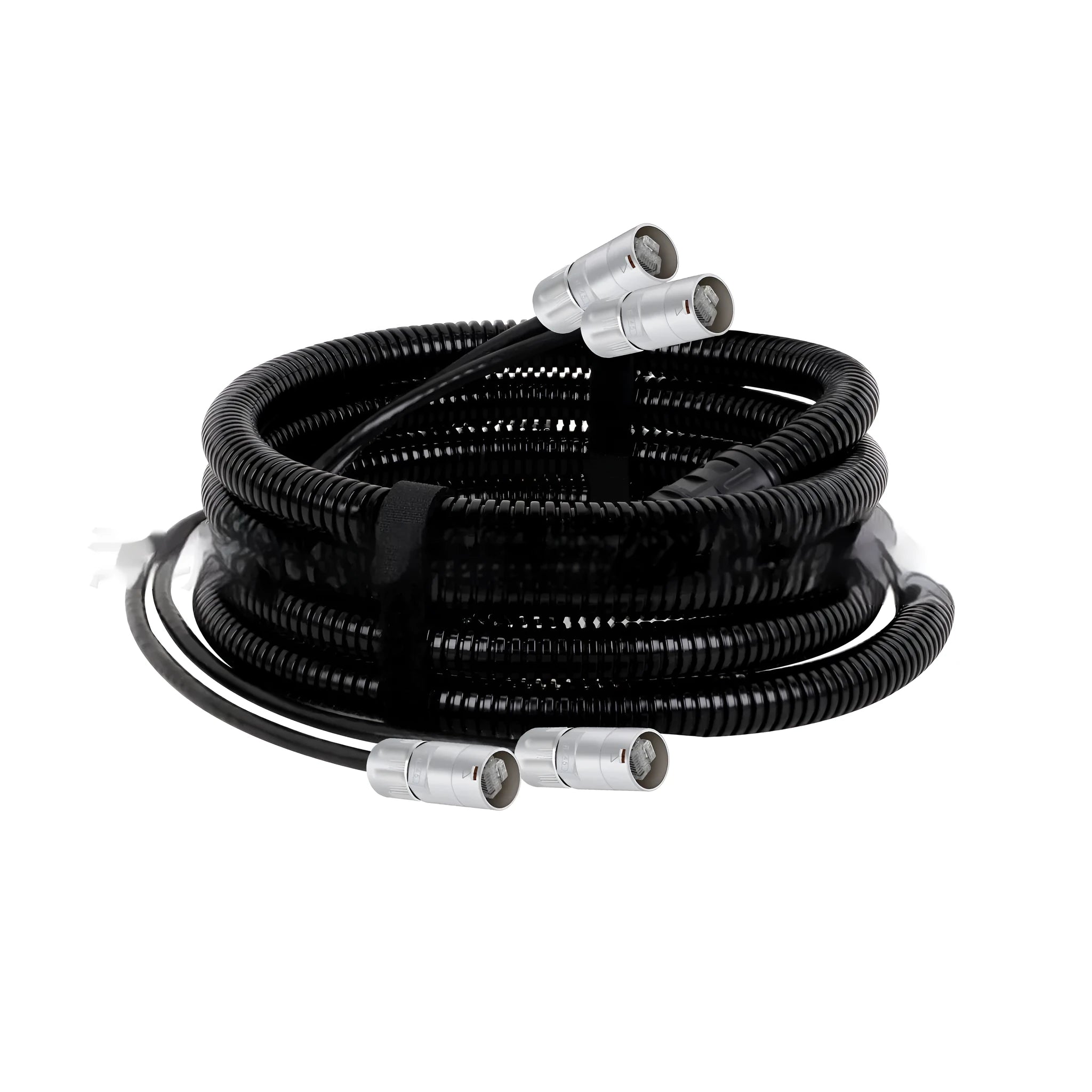 Cat5 and Cat6 Ethernet extension cable with RJ-45 connectors in various lengths